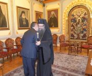 21.10.2015г. - Среща на Негово Високопреосвещенство Пловдивският митрополит Николай с кандидат - кмета на Община Карлово д-р Емил Кабаиванов .