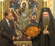 22.10.2015г. - Среща на Негово Високопреосвещенство Пловдивският митрополит Николай с кандидат - кмета на Община Асеновград д-р Емил Караиванов .