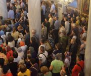 16.07.2016г. - Литийно шествие със светите мощи на свети великомъченик Георги Победоносец до митрополитския храм „Света Марина”, посрещане на Негово Светейшество Българският Патриарх Неофит, празнична архиерейска вечерня, митрополитски храм 