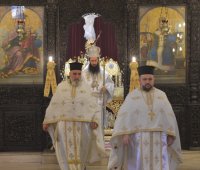 05.01.2018г. - Полунощница, Утреня, Царски часове, Вечерня със св. Василиева Литургия и Велик водосвет в митрополитския храм  „Св.вмчца Марина”, град Пловдив.