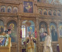 07.01.2018г. - Неделя след Богоявление Св.Йоан Кръстител (Ивановден). архиерейска света Литургия в храм „Св.Йоан Предтеча”, град Брацигово.