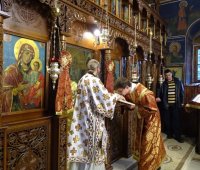 16.12.2018 г. - Архиерейска света Литургия, храм „Св. свщмчк Харалампий“, град Септември