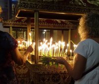 14.08.2019 г. - Архиерейска вечерня с Опело на Пресвета Богородица в катедрален храм 