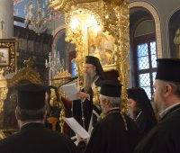12.04.2020 г. - Последование на Жениха в митрополитския храм 