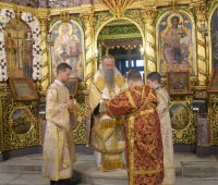 21.05.2020 г. - Св. велики царе равноапостолни Константин и Елена. Архиерейска св. Литургия в храм „Св. св. Константин и Елена“, гр. Пловдив.